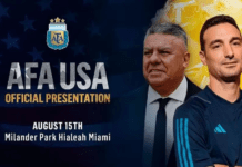 La AFA presenta su proyecto en Estados Unidos: 7 canchas de fútbol, gimnasios, oficinas y la presencia de Lionel Scaloni