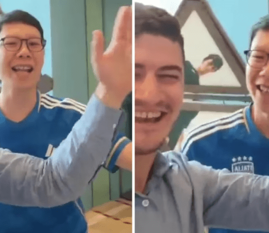 Emigró a China y cuando fue a comprar ropa deportiva se encontró con el comerciante “más argentino”