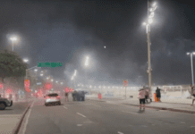 Incidentes y detenidos en Copacabana: la barra de Fluminense agredió a hinchas de Boca en la playa