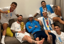 El espectacular posteo de Lionel Messi para festejar el primer aniversario del Mundial de Qatar