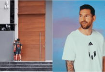 Dos nenes fueron a la casa de Messi, escucharon el ladrido de un perro y se llevaron la sorpresa de sus vidas