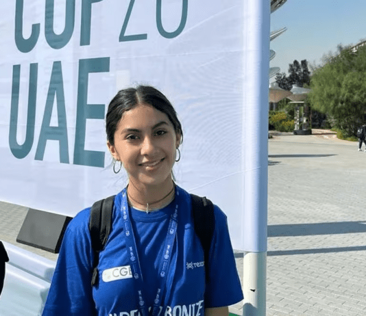 Una alumna de 15 años representa a los jóvenes argentinos en la COP28 en Dubái