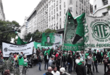 ATE rechazó la intimación del Gobierno de pago por los gastos de la protesta a Tribunales