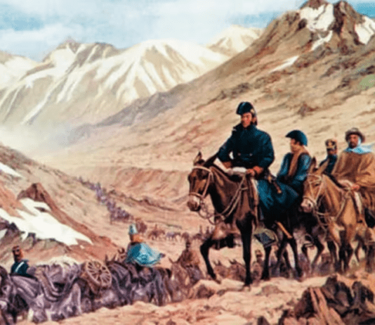 Una historia extraordinaria del Cruce de los Andes, parte de una novela de aventuras