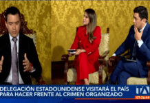 Daniel Noboa dijo que Ecuador recibirá armamento, tecnología y entrenamiento de Estados Unidos para combatir la violencia
