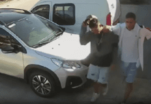 Caminando, abrazados y sin apuro: así escapaban los asesinos de Umma minutos después del crimen