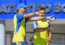 Una baja obligada, una ausencia de peso y dos titulares discutidos: el 11 de Diego Martínez para el debut de Boca en el torneo