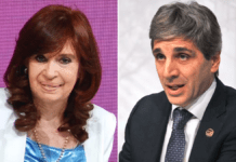 Fuerte contrapunto entre Cristina Kirchner y el ministro Luis Caputo tras el documento de la expresidenta