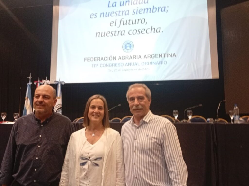 Andrea Sarnari reafirmada liderando la Federación Agraria Argentina