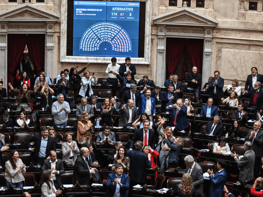 Veto al financiamiento universitario: Diputados rechazan a Milei
