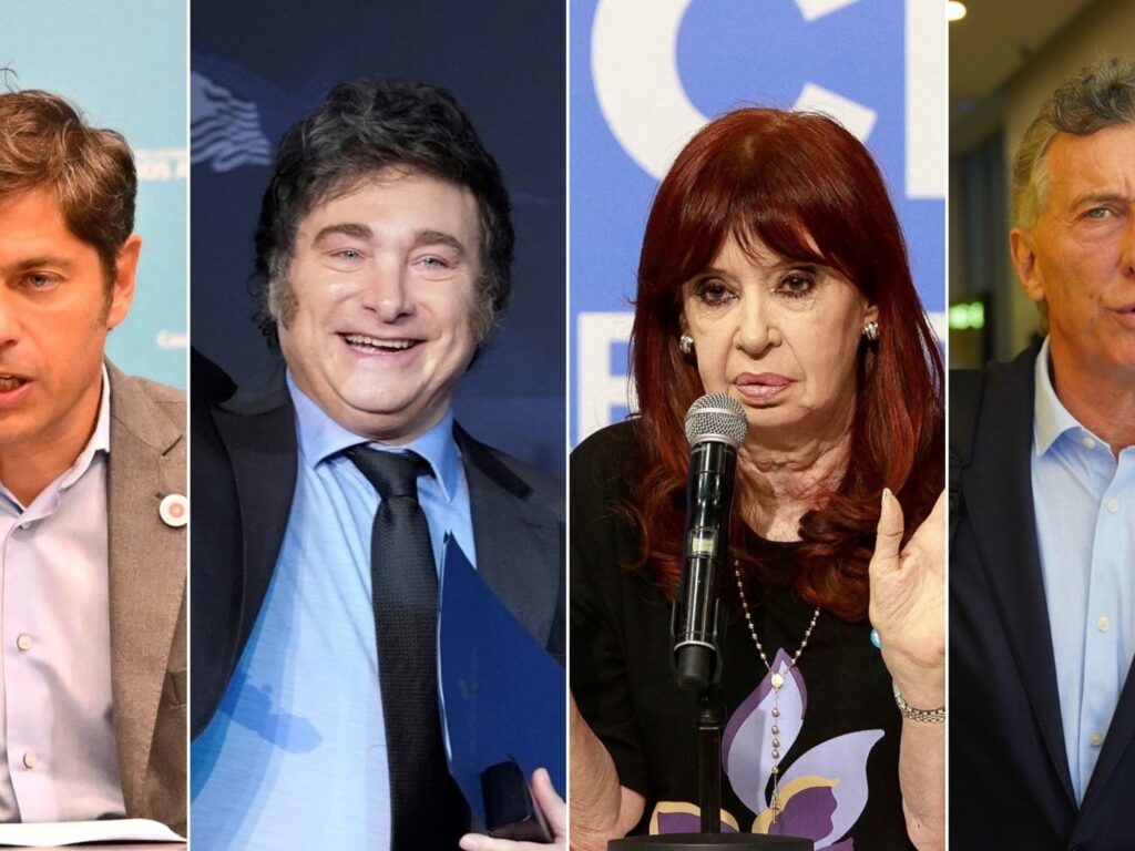 Preferencias electorales de Milei, Cristina y Kicillof en Gran Buenos Aires