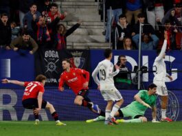Osasuna vence al Real Madrid 2-1 en La Liga: Impacto en el torneo