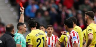 Expulsión de Abqar sacude a Atlético de Madrid vs Getafe
