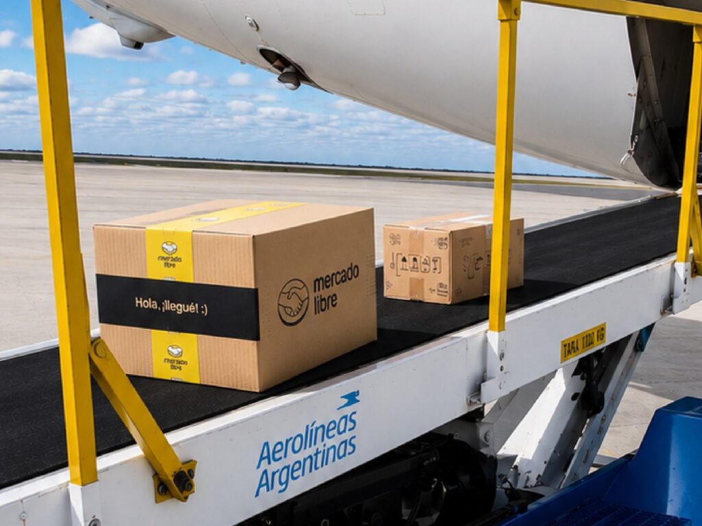 Mercado Libre y Aerolíneas: Envíos exprés en La Patagonia