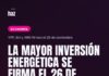 La mayor inversión energética se firma el 26 de noviembre YPF, Eni y XRG firman el 26 de noviembre