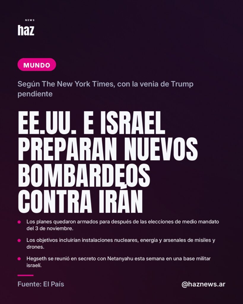 EE.UU. e Israel preparan nuevos bombardeos contra Irán
