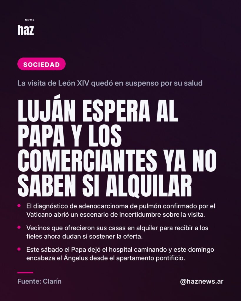 Luján espera al Papa y los comerciantes ya no saben si alquilar