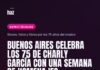 Buenos Aires celebra los 75 de Charly García con una semana de homenajes Shows, fotos y libros por los 75 años del músico